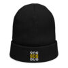 Logo - Organic ribbed beanie - Save Our Scene UK