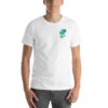 Blue / Green logo with text – Short-Sleeve Unisex T-Shirt – Weighty Ways
